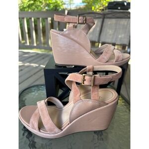 Vionic Bonita Wedge Sandals Women's Size 8.5 Criss Cross Ankle Strap Comfort‎